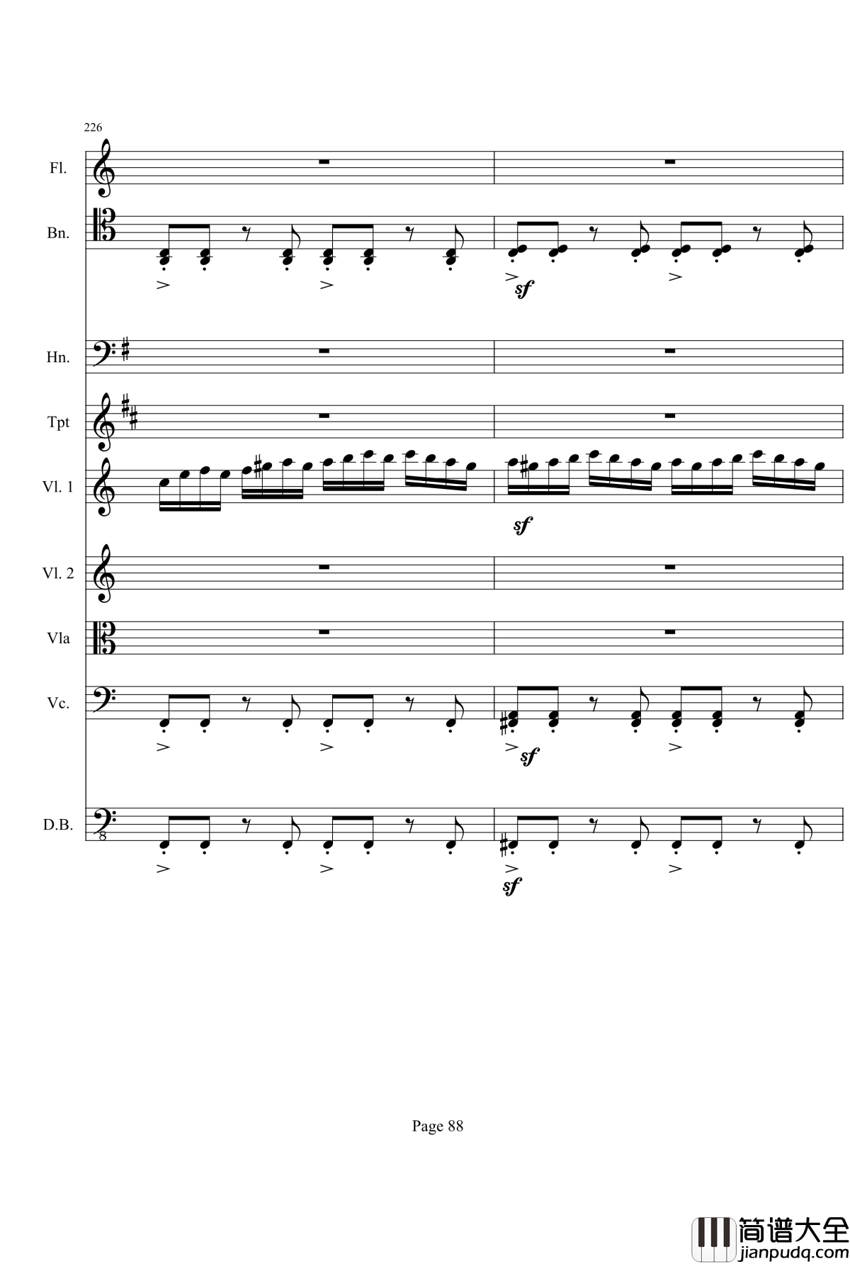奏鸣曲之交响钢琴谱_第21_Ⅰ_贝多芬_beethoven