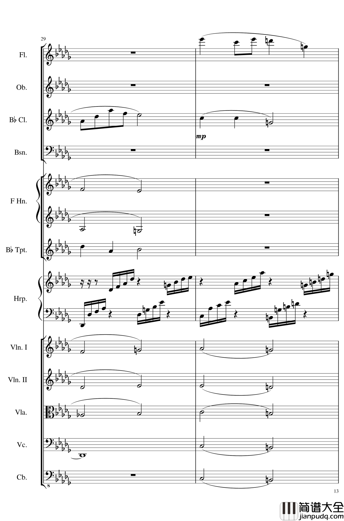 Clair_de_lune,_Op.109钢琴谱_一个球
