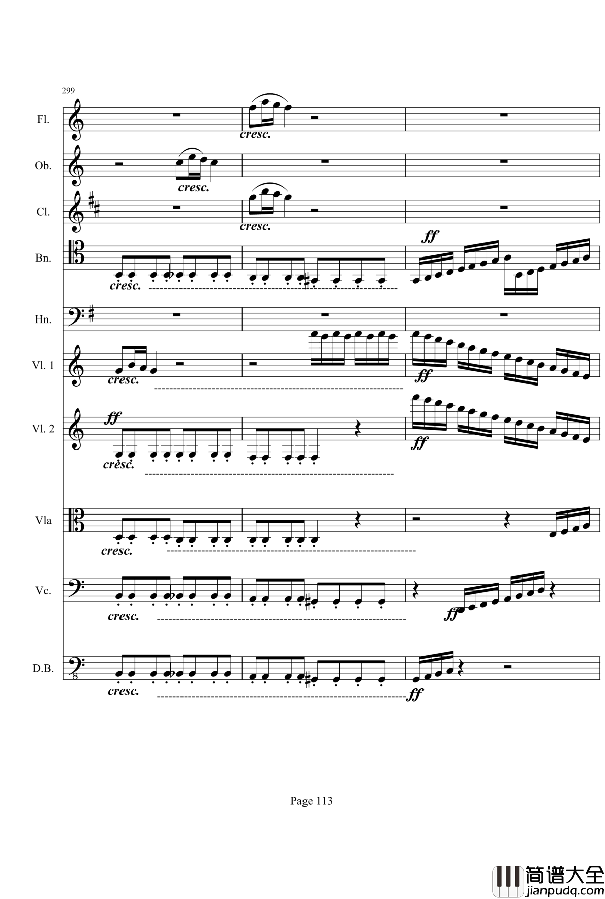奏鸣曲之交响钢琴谱_第21_Ⅰ_贝多芬_beethoven