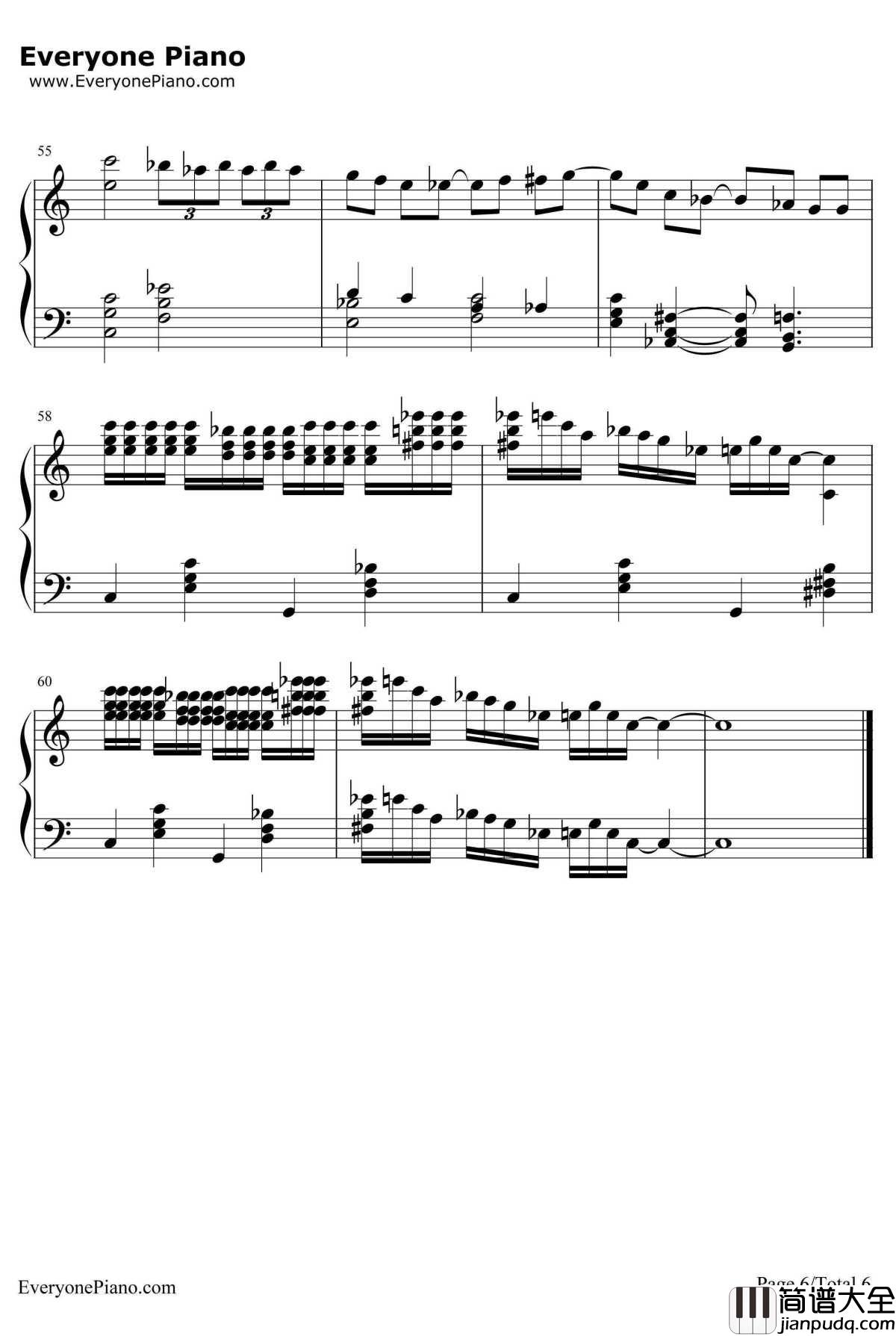 蓝色狂想曲钢琴谱_乔治·格什温GeorgeGershwin_乔治·格什温