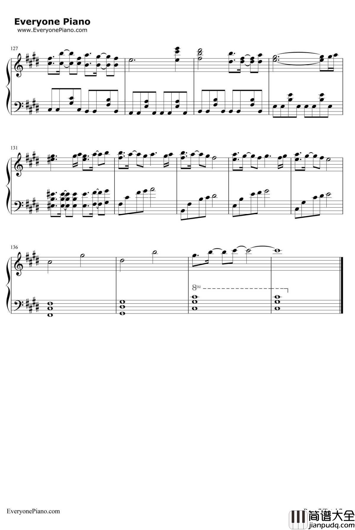 Late_in_Autumn钢琴谱_fripSide