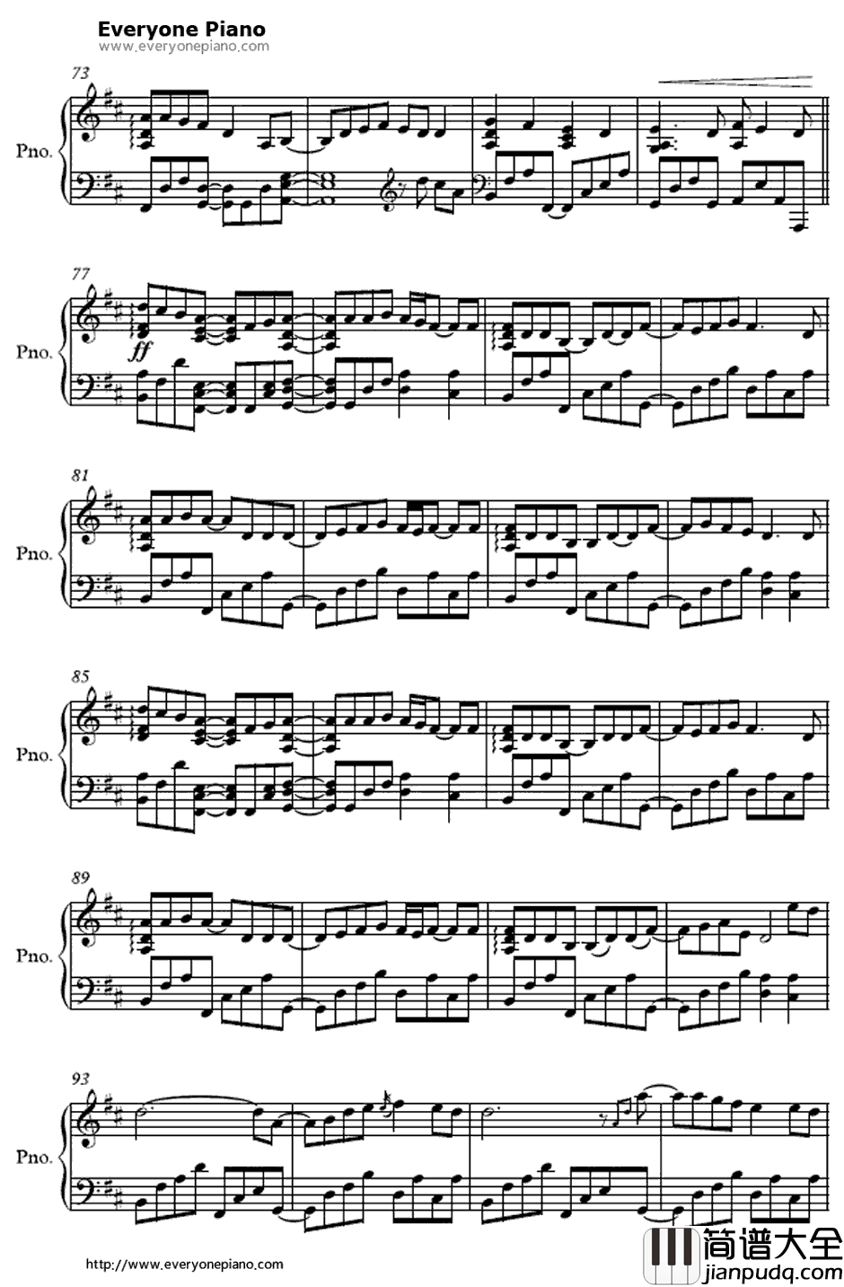 アンサー钢琴谱_巡音ルカ