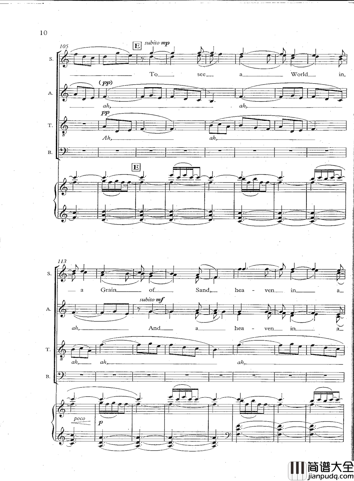 Tarik_ORegan钢琴谱_Triptych合唱谱Threnody