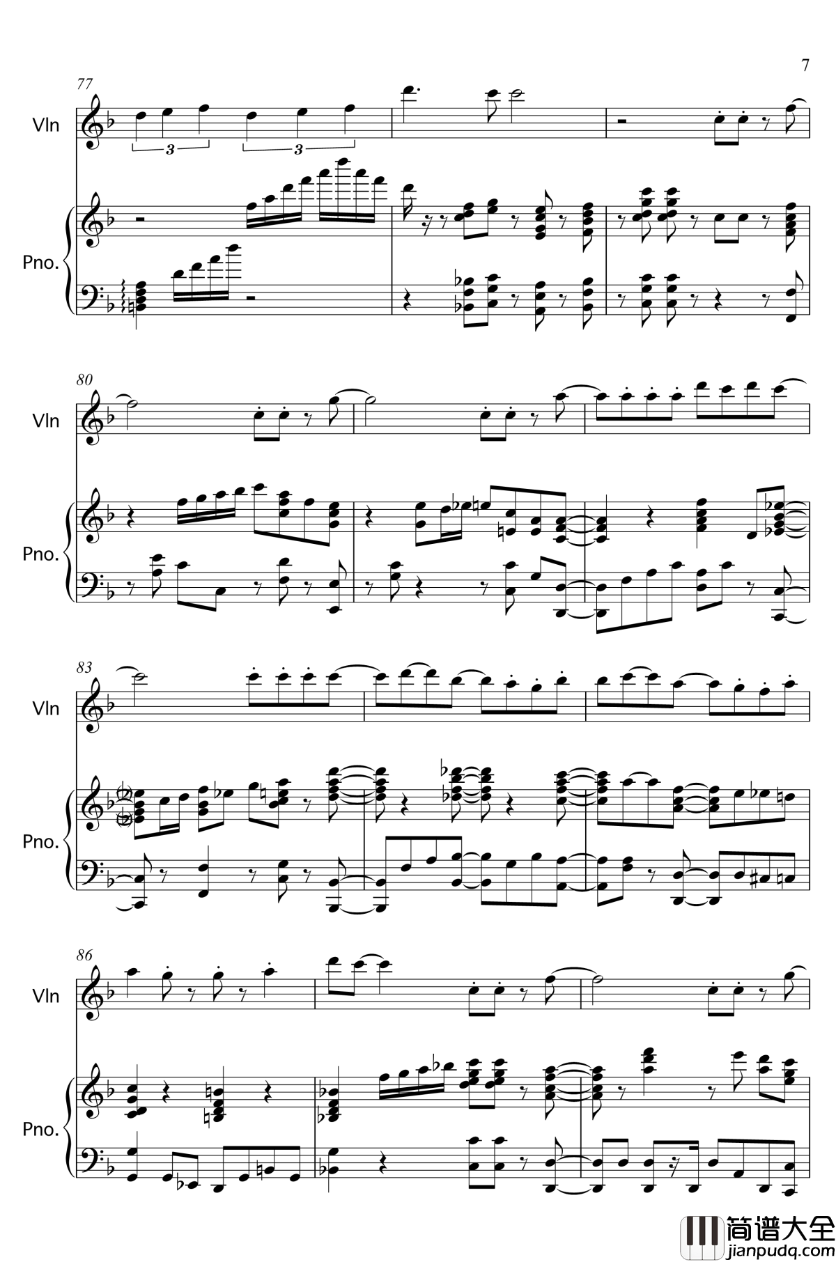 CLEAR钢琴谱_violin+piano_魔卡少女樱CLEAR_CARD篇_OP_坂本真绫