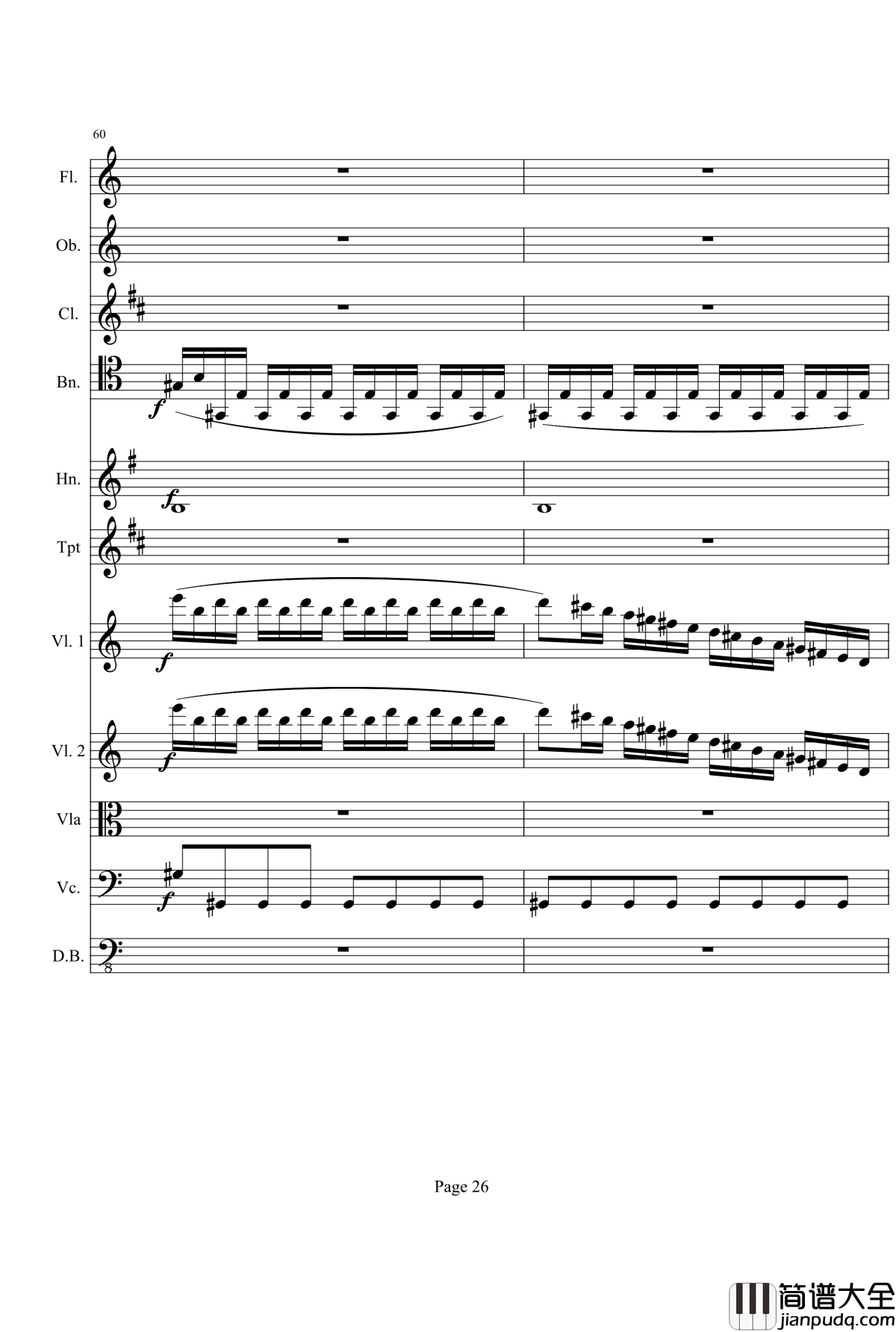 奏鸣曲之交响钢琴谱_第21_Ⅰ_贝多芬_beethoven