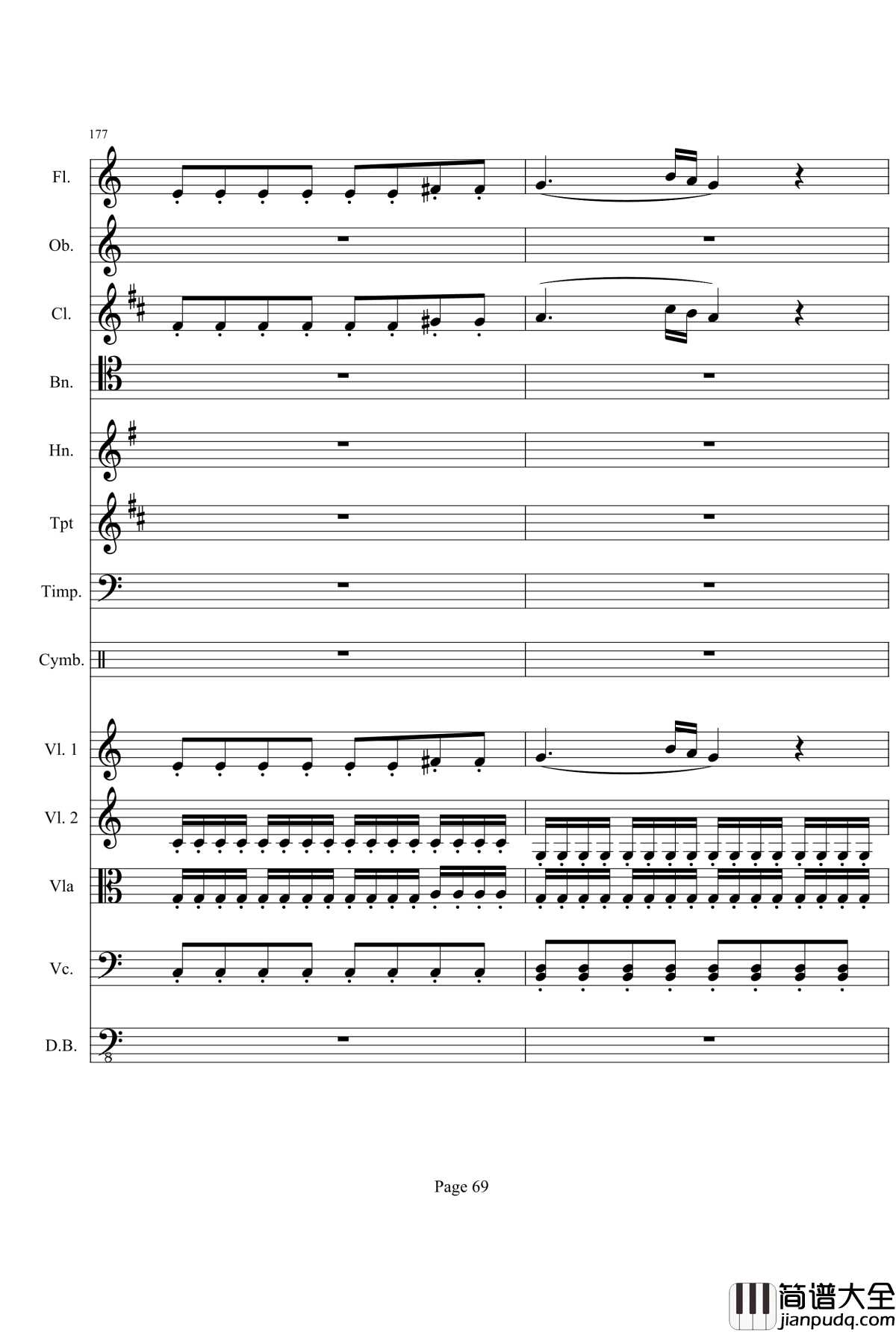 奏鸣曲之交响钢琴谱_第21_Ⅰ_贝多芬_beethoven