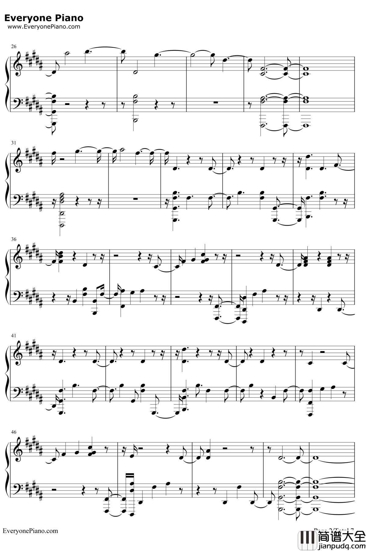 The_Champion钢琴谱_Carrie_Underwood_/_Ludacris