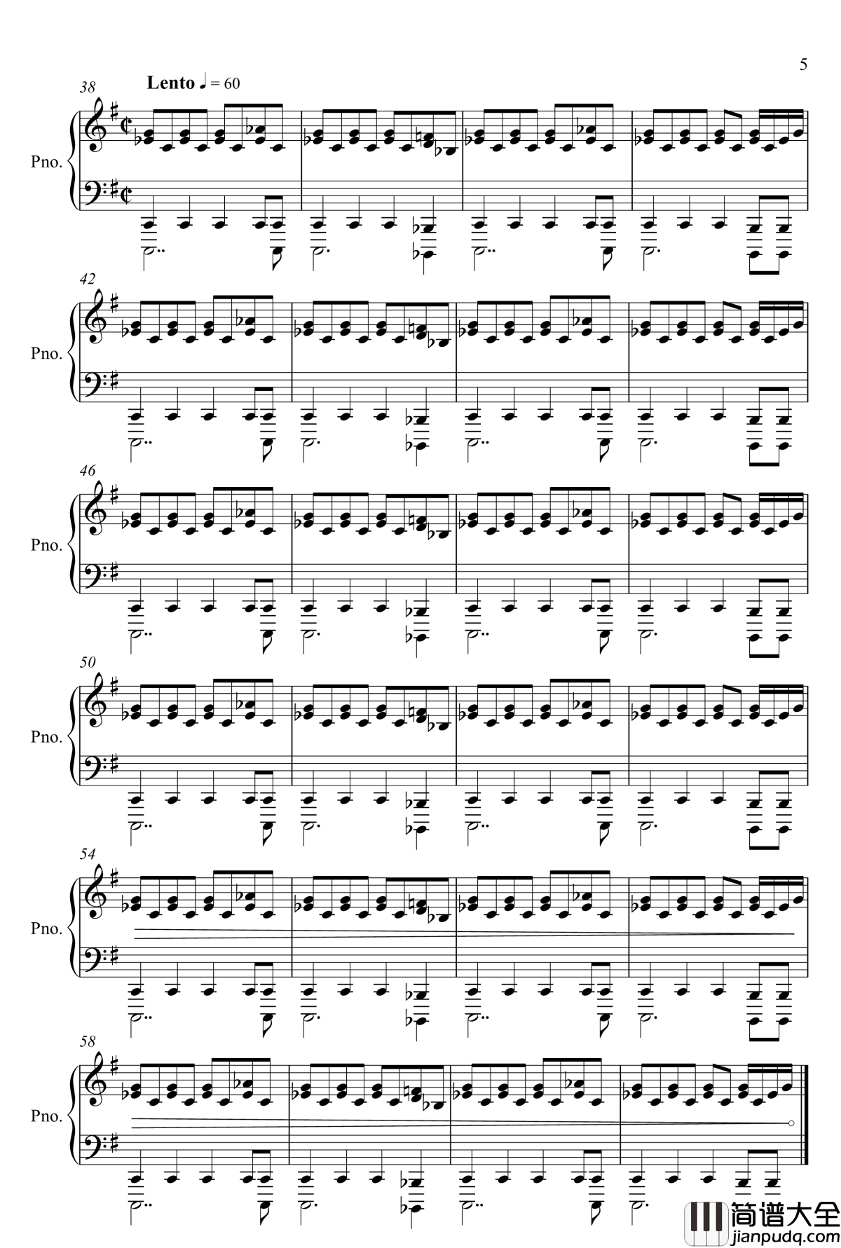 加长官大为乐理视频Cmb6和弦示例旋律_官大为_钢琴谱