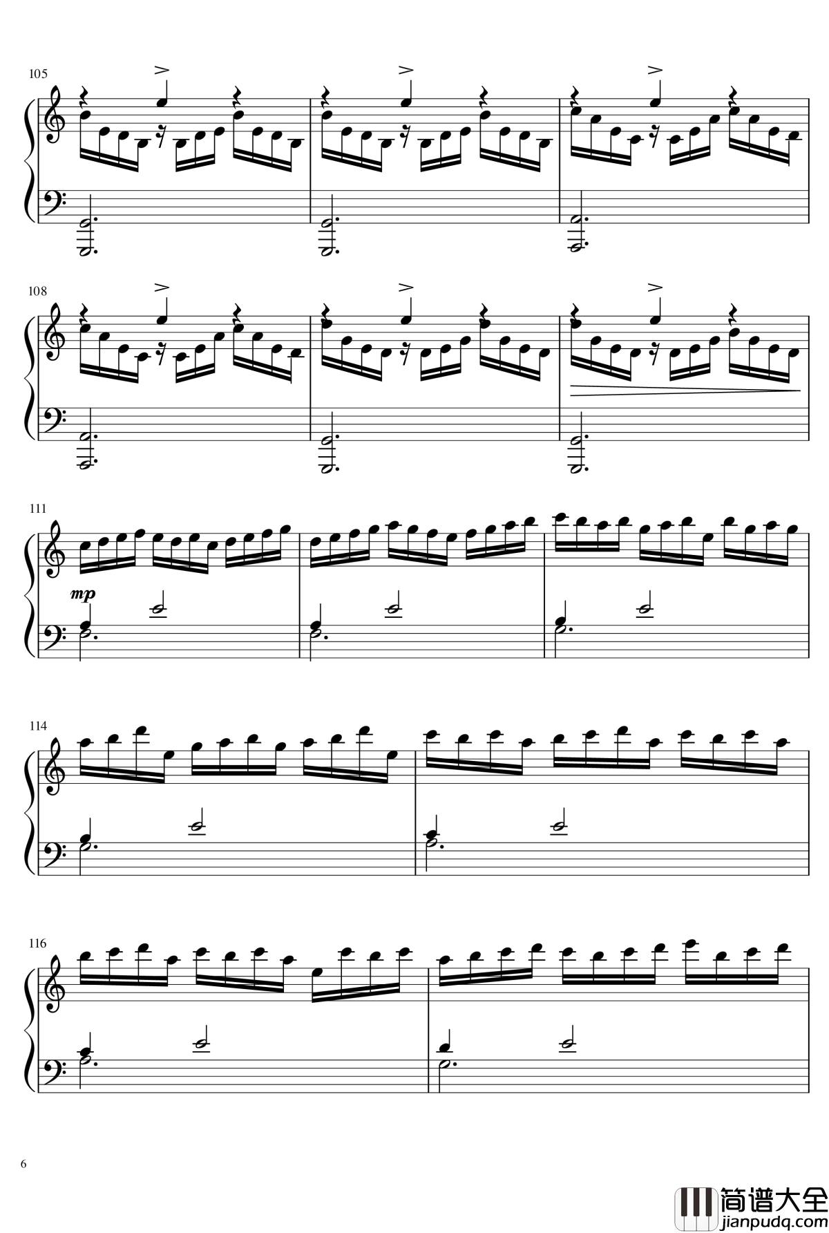 Interstellar钢琴谱_Hans_Zimmer