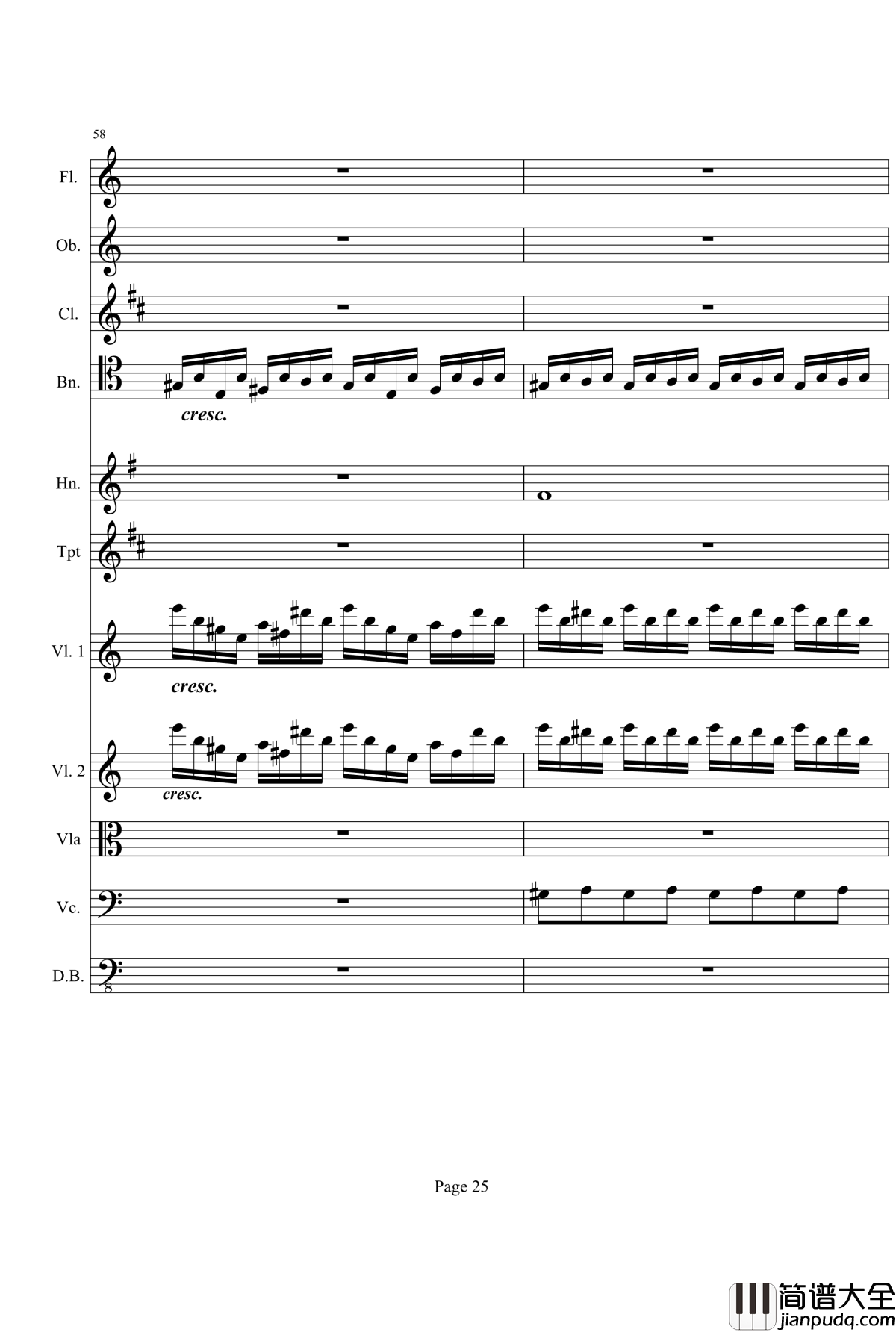 奏鸣曲之交响钢琴谱_第21_Ⅰ_贝多芬_beethoven