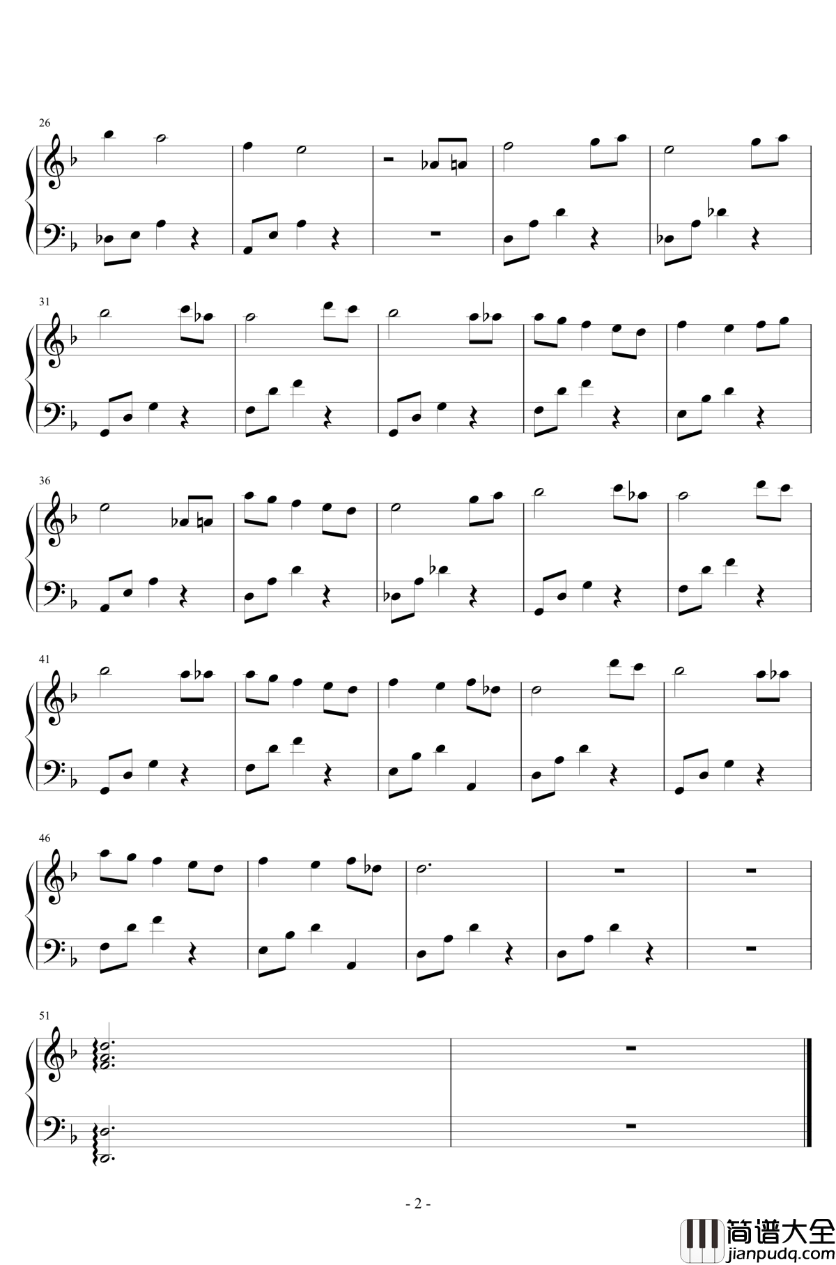 康康主题钢琴谱_CanCan_Theme