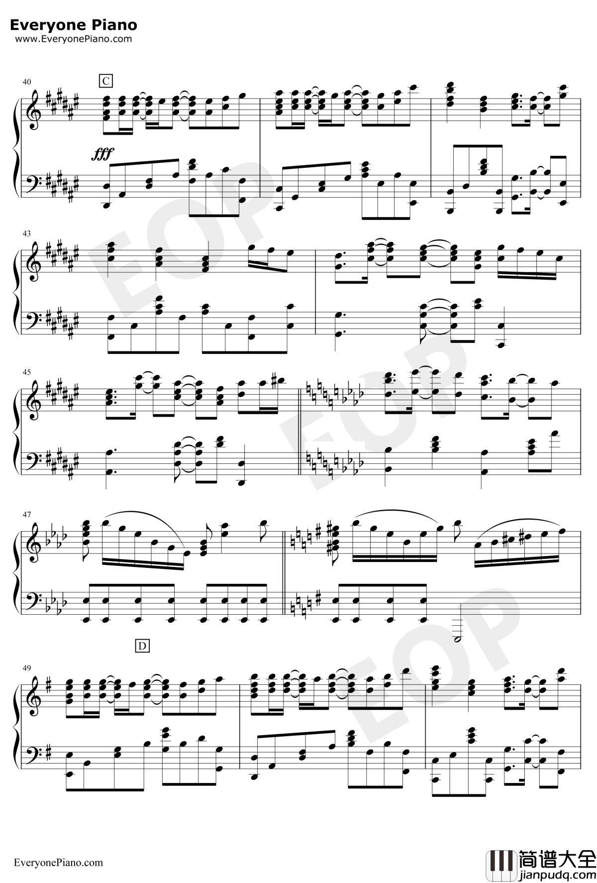 Synchrogazer钢琴谱_水树奈々_战姫绝唱