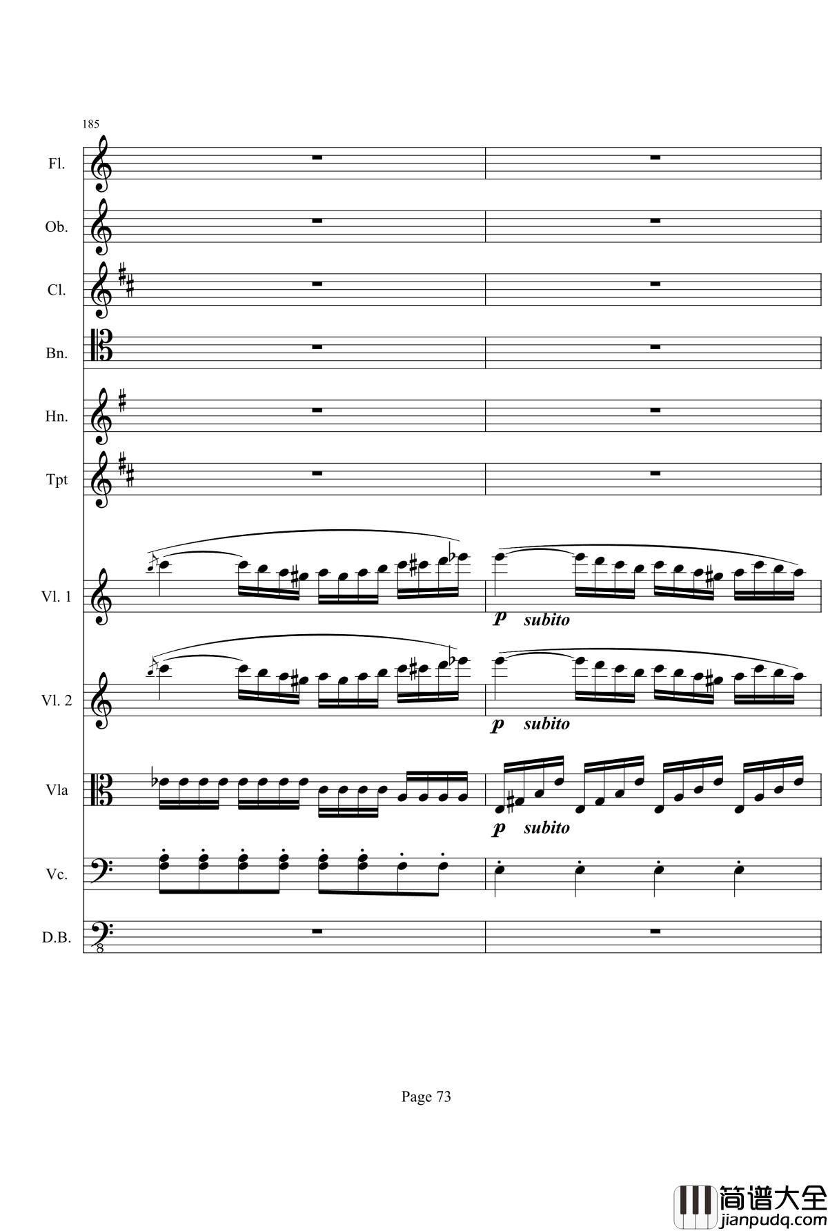 奏鸣曲之交响钢琴谱_第21_Ⅰ_贝多芬_beethoven