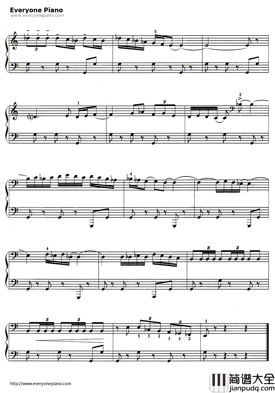 波莱罗（波莱罗舞曲）钢琴谱_莫里斯·拉威尔