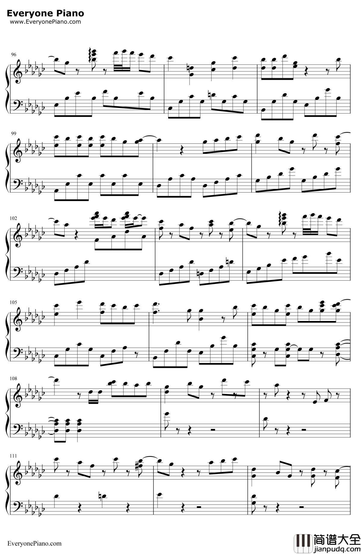 龙猫主题曲钢琴谱_宫崎骏_宫崎骏动画