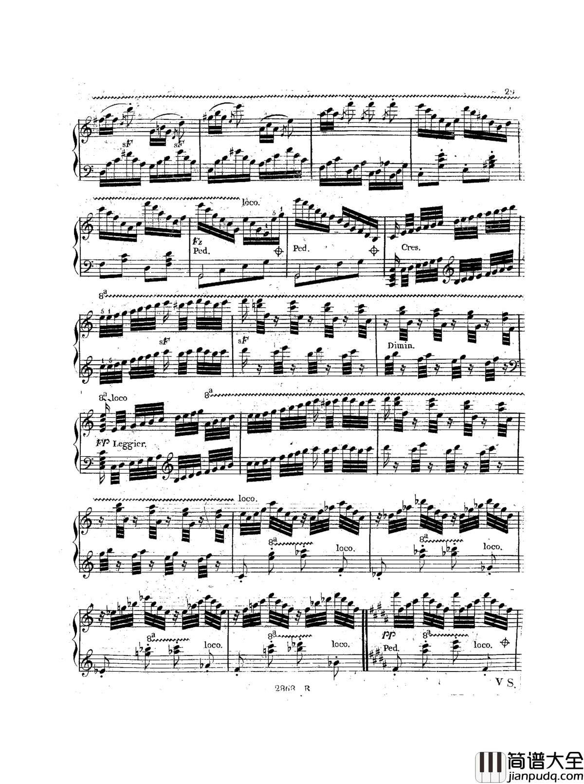 a小调钢琴协奏曲__Op.214钢琴谱_车尔尼_Czerny