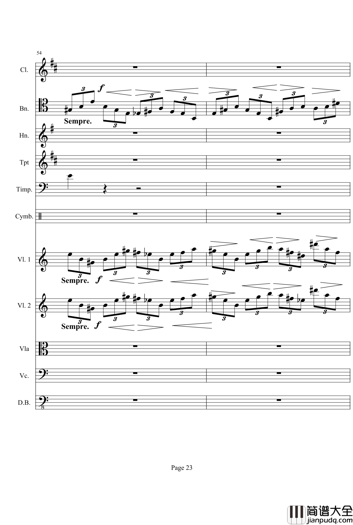 奏鸣曲之交响钢琴谱_第21_Ⅰ_贝多芬_beethoven