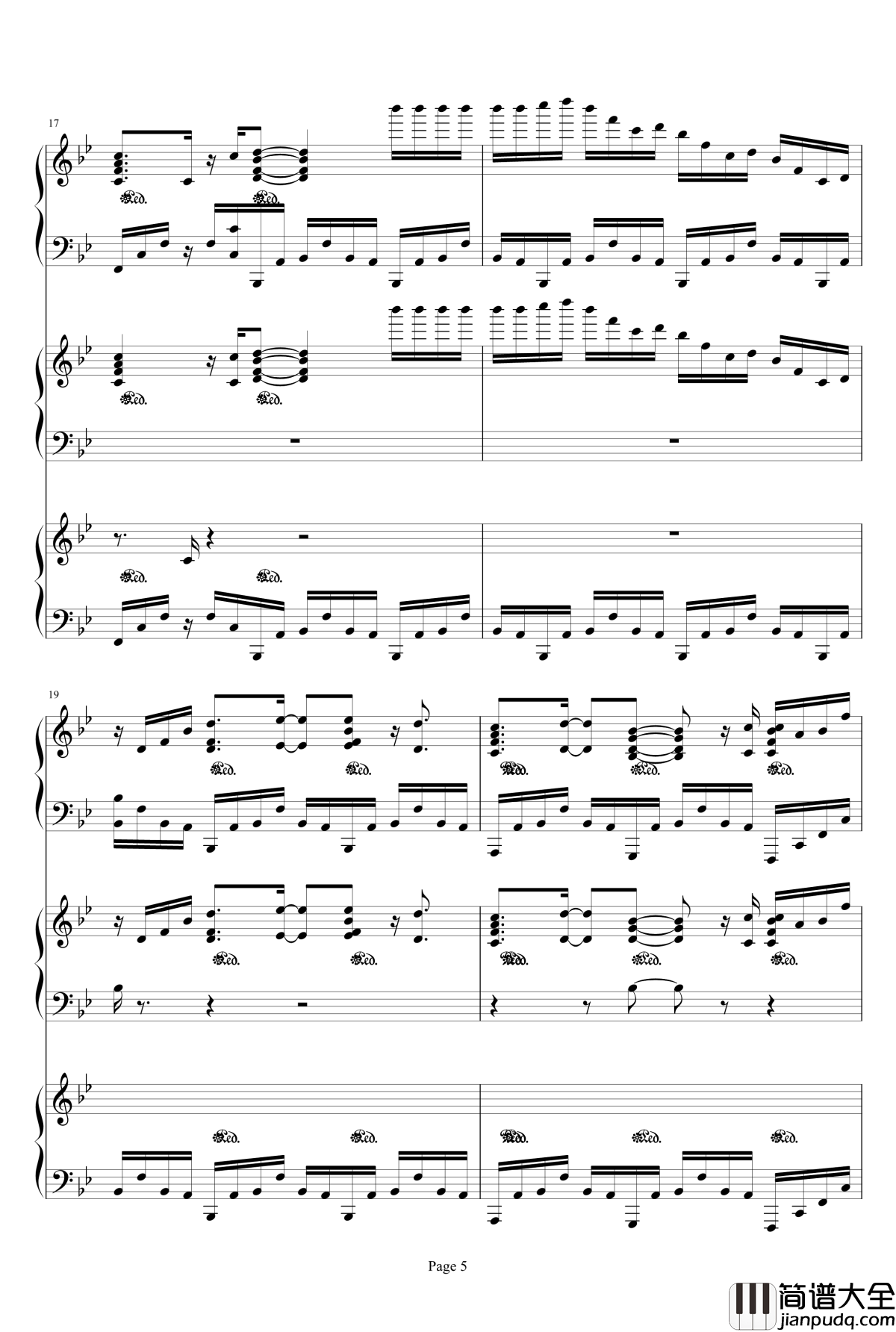 Sogno_di_Volare钢琴谱_文明6