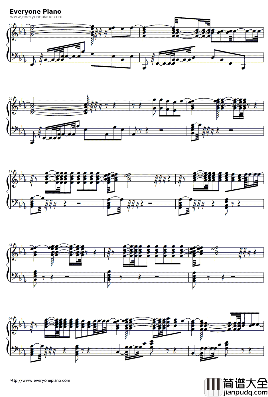 Mirrors钢琴谱_贾斯汀·汀布莱克JustinTimberlake_天王贾斯汀2013最新单曲