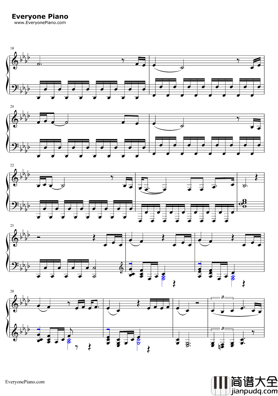 Honeymoon钢琴谱_LanaDelRey_钢琴版