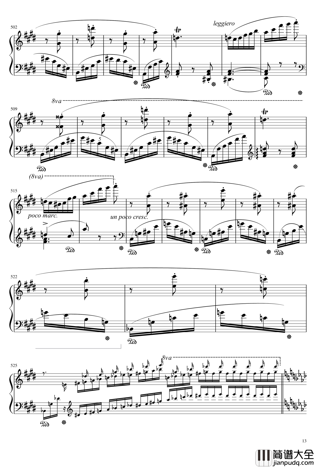 Mephisto_Waltz_No._1_S._514钢琴谱_李斯特
