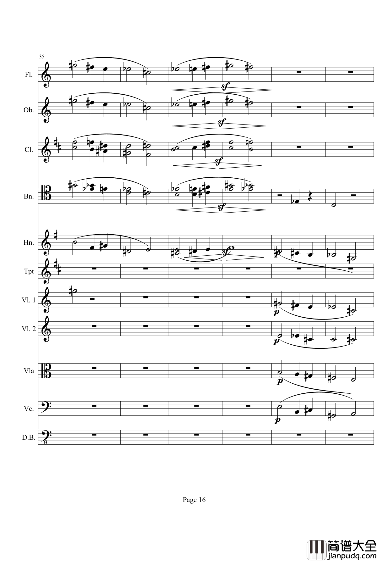 奏鸣曲之交响钢琴谱_第21_Ⅰ_贝多芬_beethoven