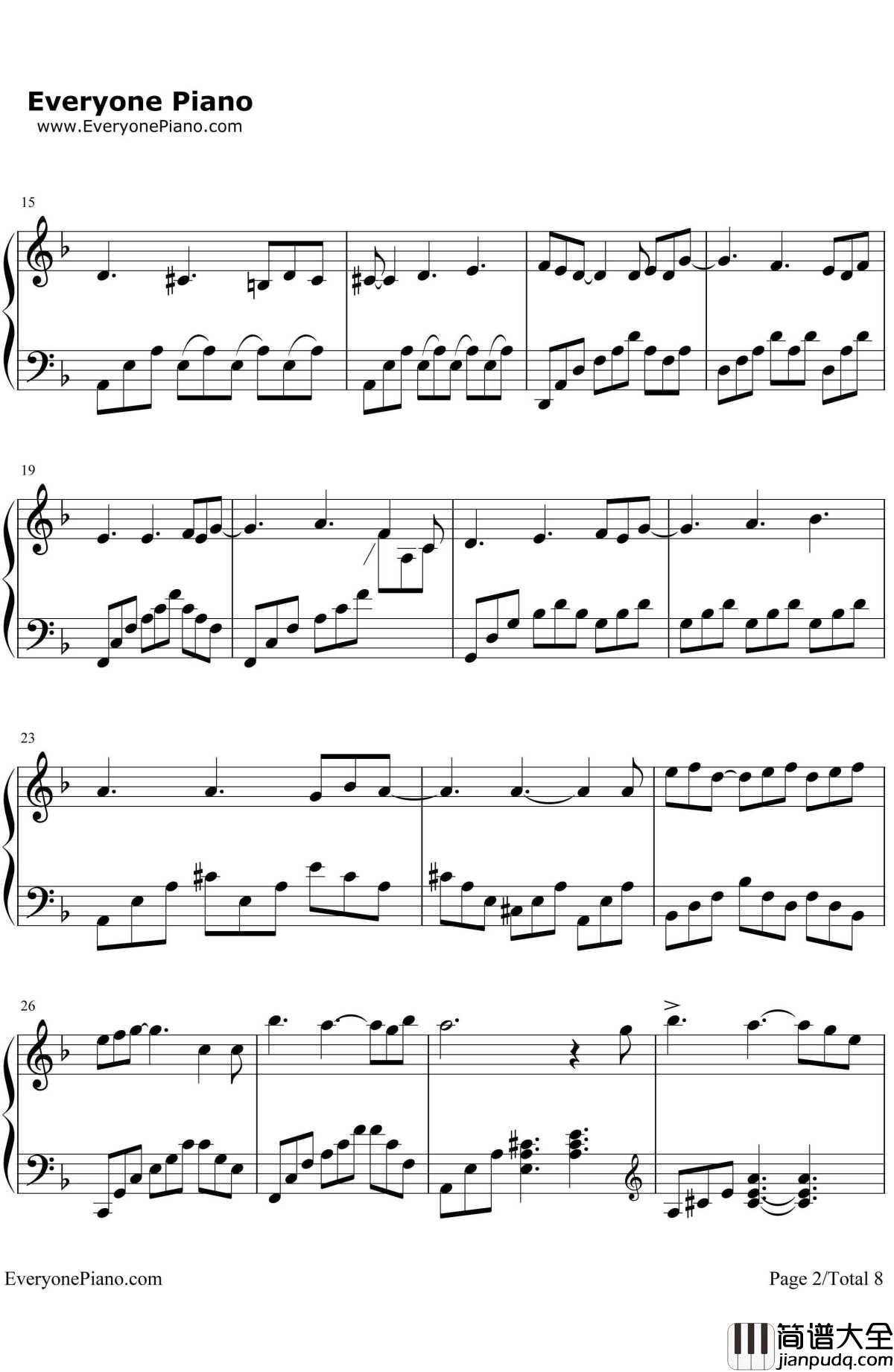Felitsa（费丽萨）钢琴谱_雅尼