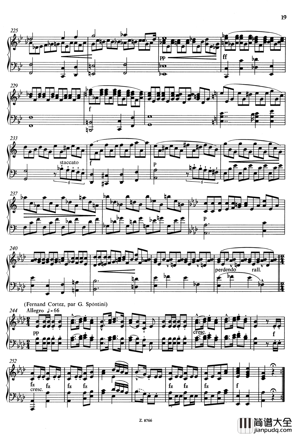 罗西尼主题华丽即兴曲钢琴谱_S.150_李斯特