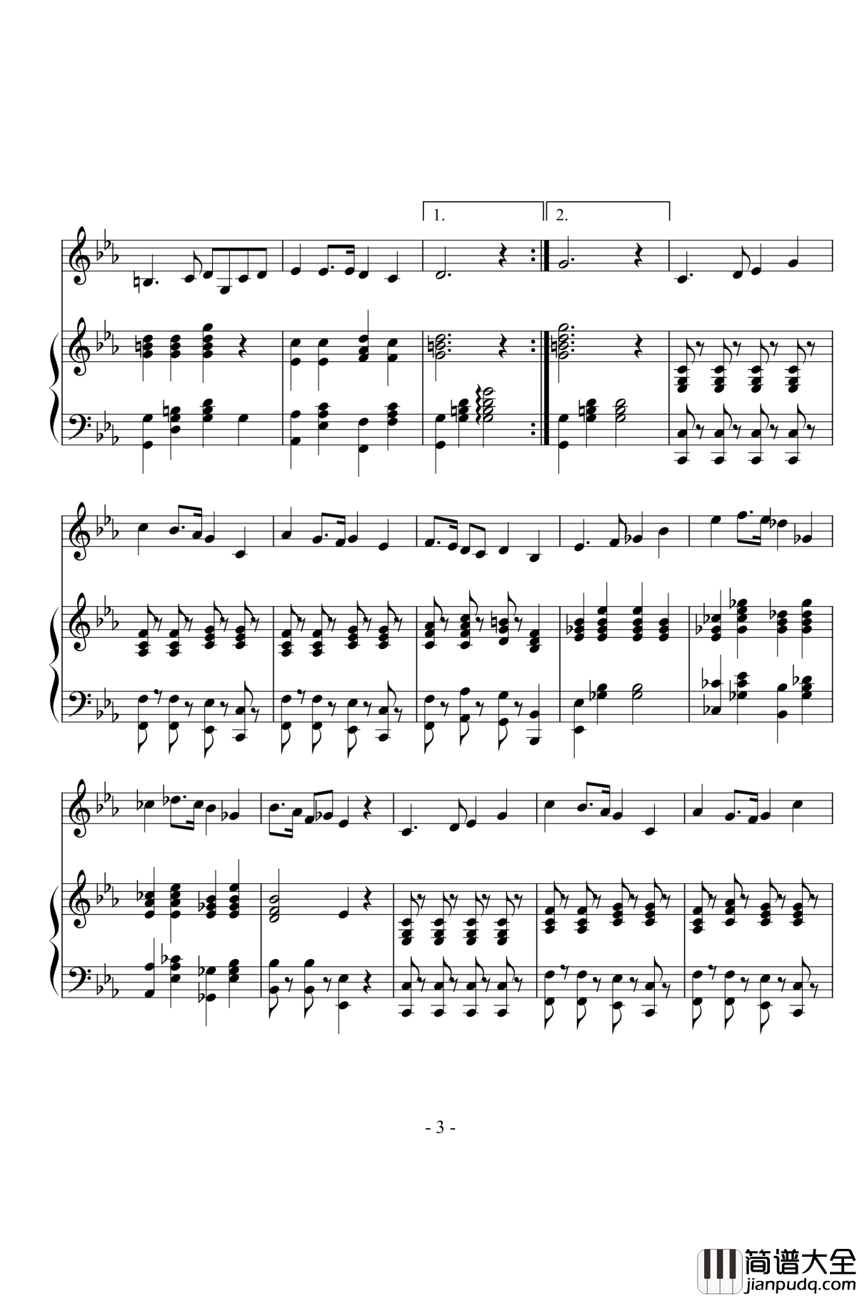 俄罗斯进行曲钢琴谱_nzh1934