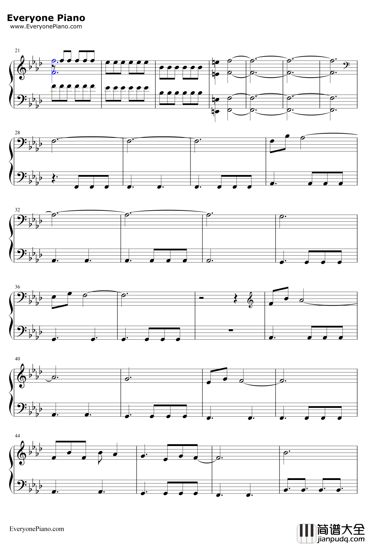 Blood_of_My_Blood钢琴谱_RaminDjawadi_权力的游戏OST