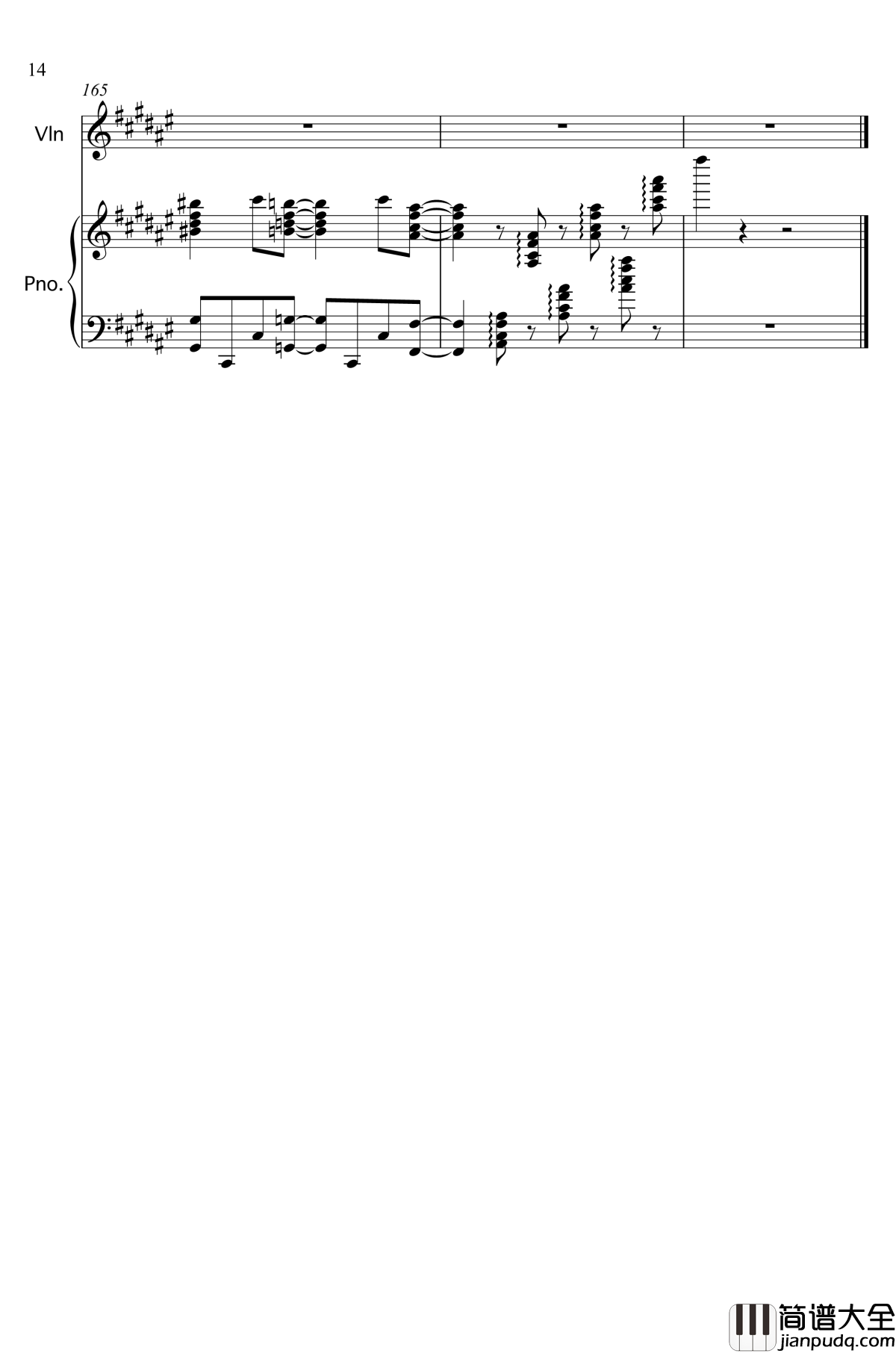 CLEAR钢琴谱_violin+piano_魔卡少女樱CLEAR_CARD篇_OP_坂本真绫