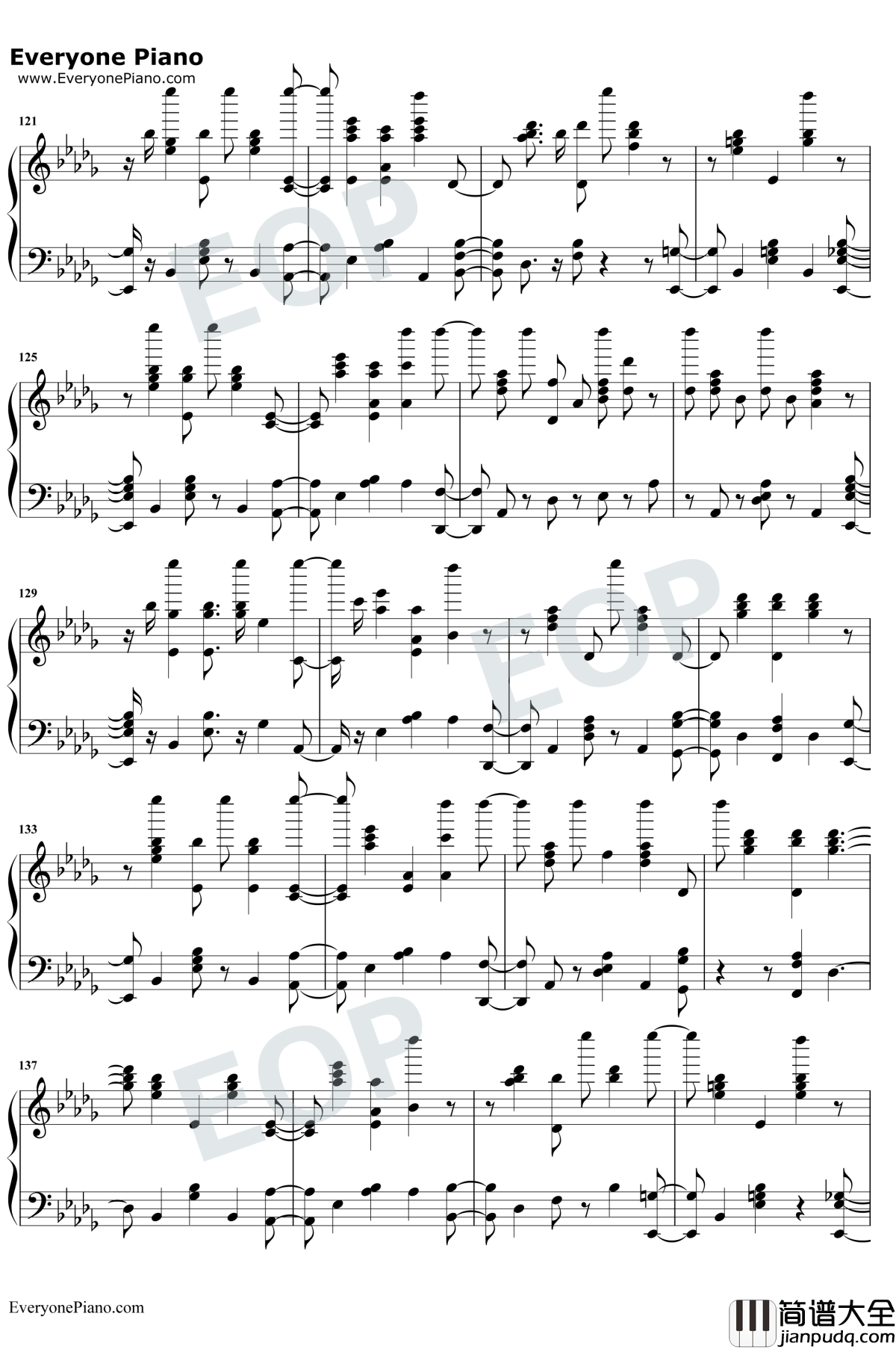 Santa's_Coming_For_Us钢琴谱_Sia/Greg_Kurstin