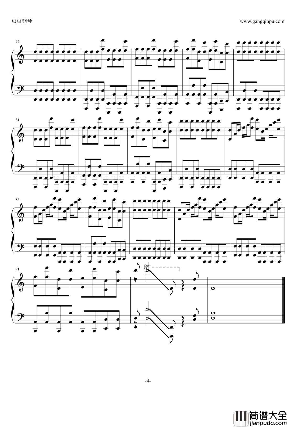 Nie_gefragt钢琴谱_Nachtblut