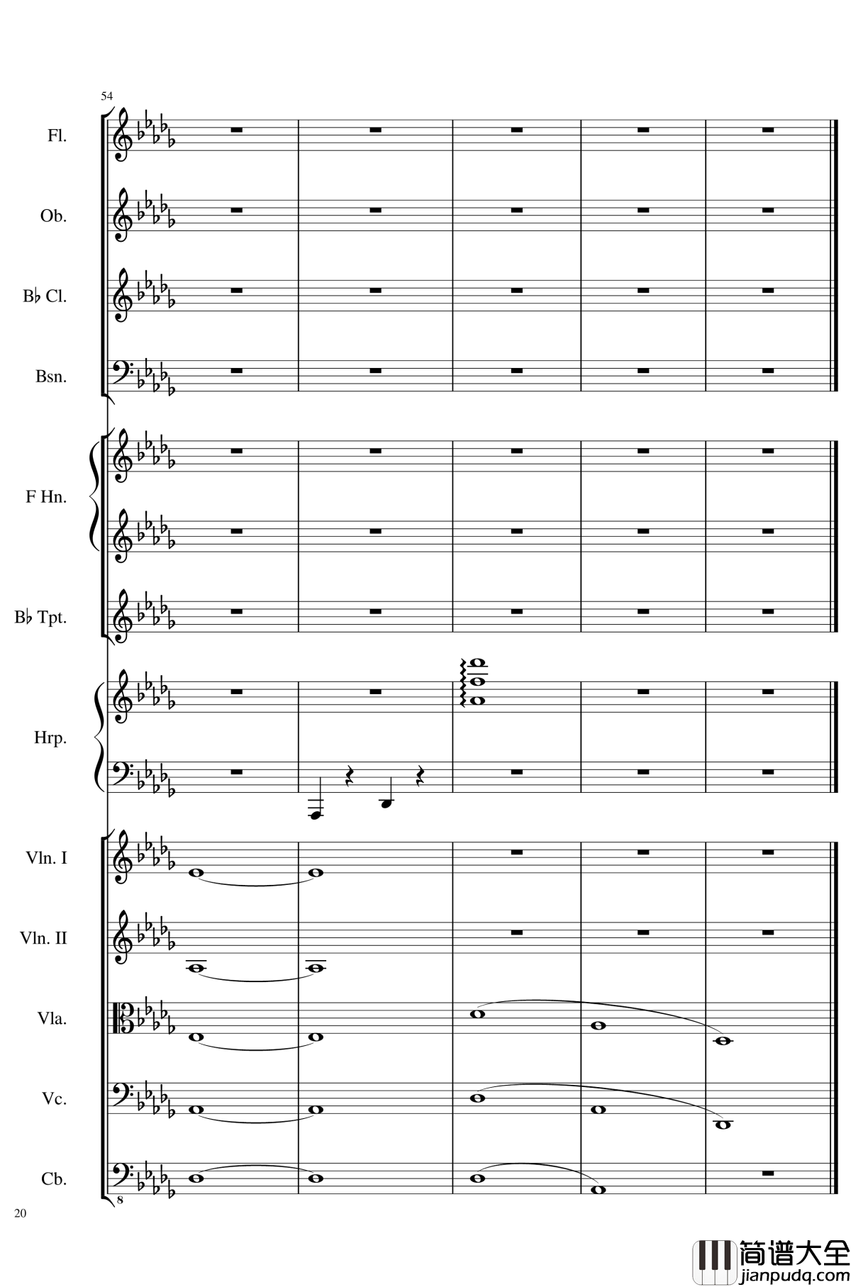 Clair_de_lune,_Op.109钢琴谱_一个球
