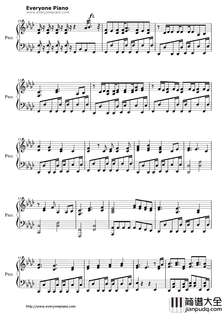 セツナトリップ钢琴谱_LastNote.　_GUMI