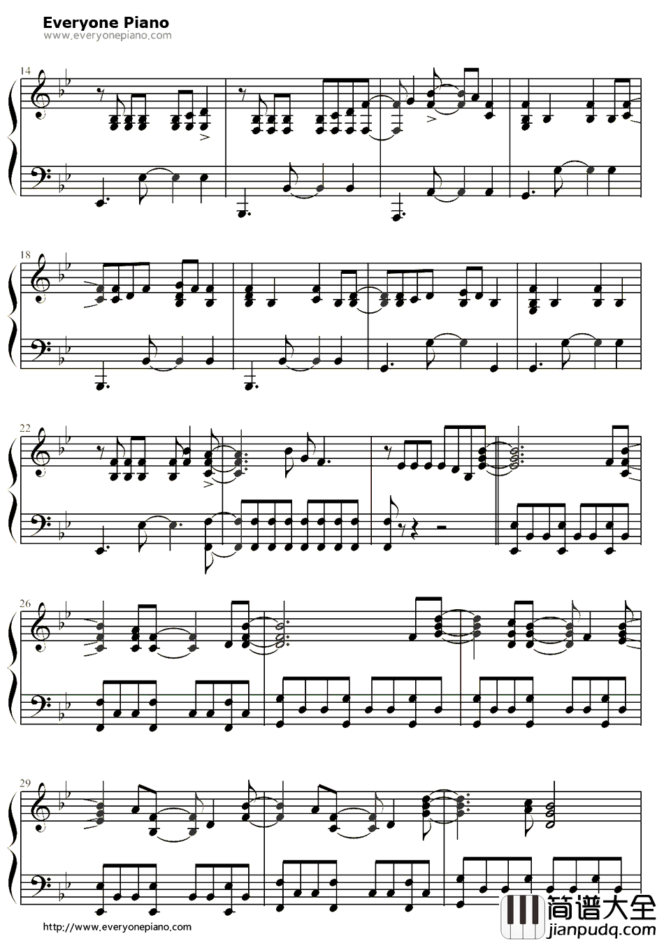 万花瞳钢琴谱_蔡依林_小时代3:刺金时代主题曲