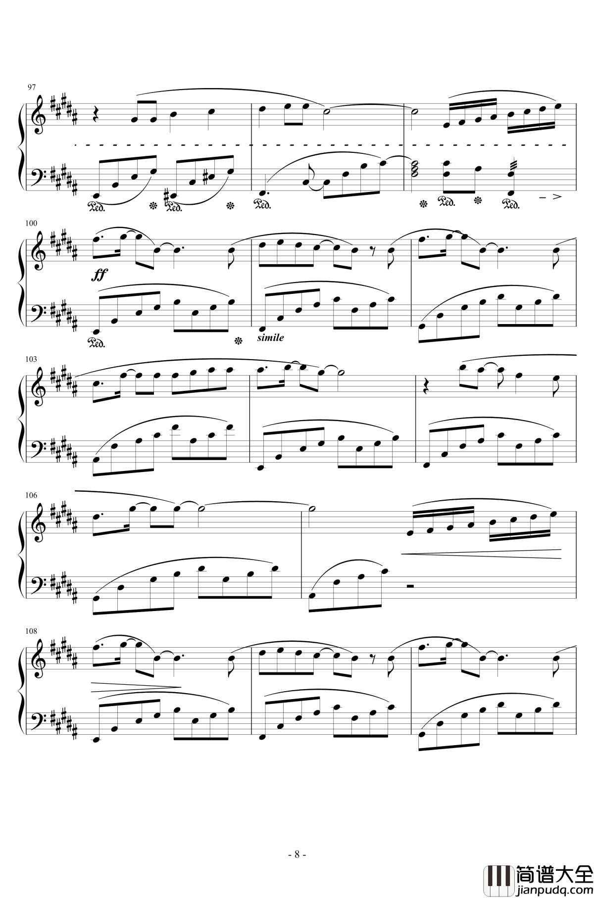 1000の言葉钢琴谱_Orchestra_Version_幸田来未