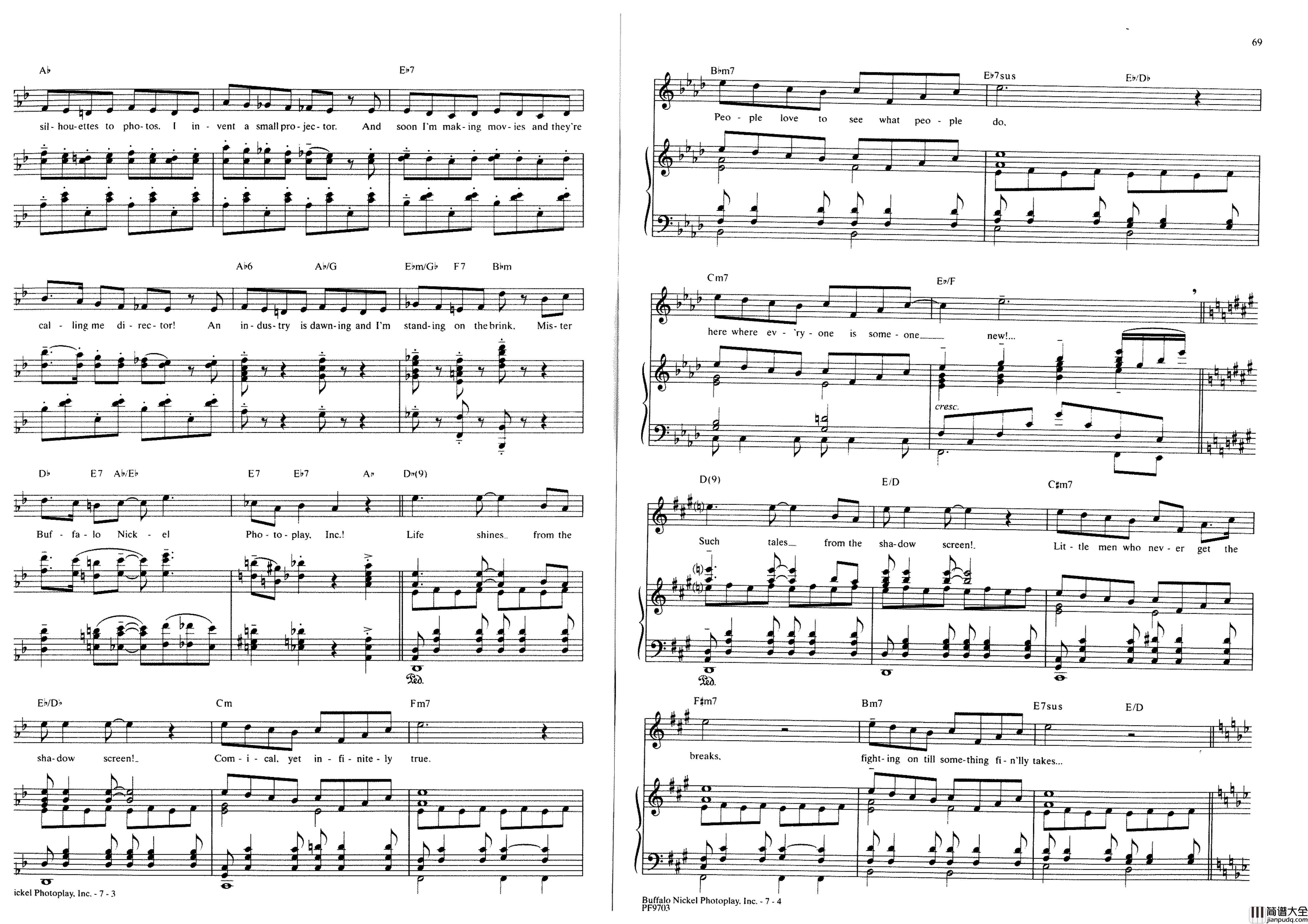 Ragtime全集钢琴谱_Stephen_Flaherty