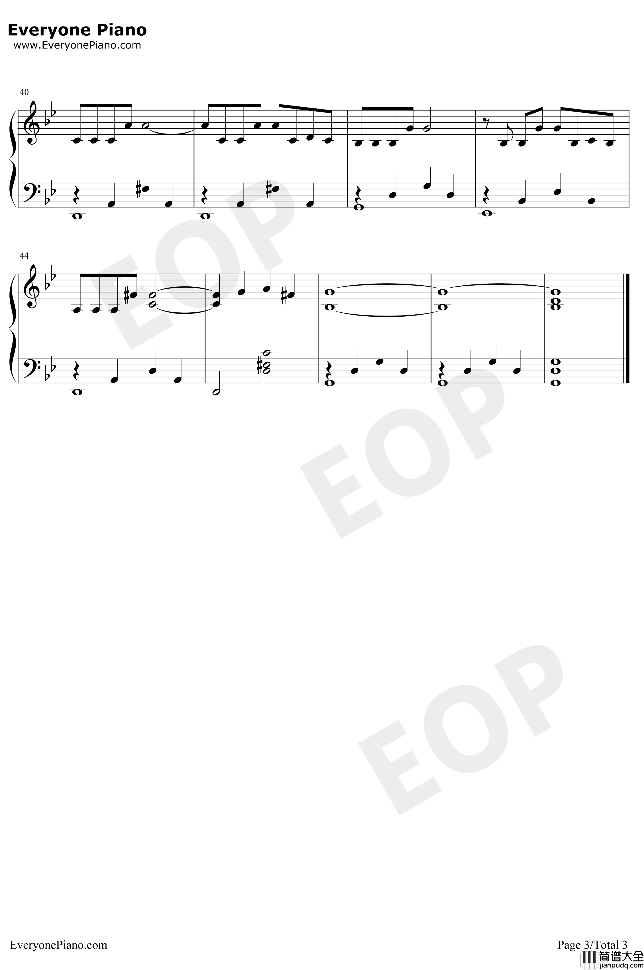 Where_Do_I_Begin钢琴谱_AndyWilliams_爱情故事主题曲