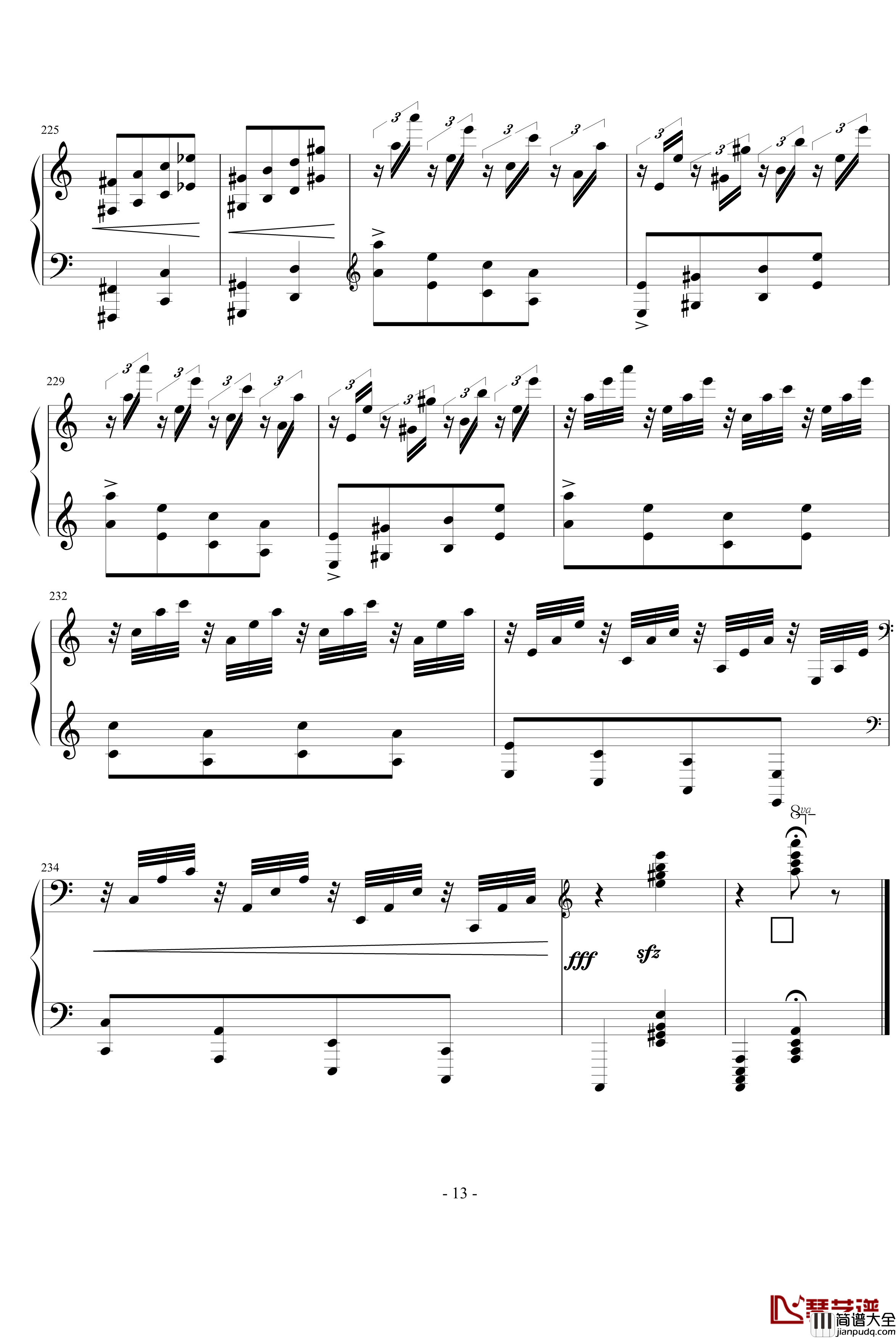 Pagrag钢琴谱_马克西姆_Maksim·Mrvica