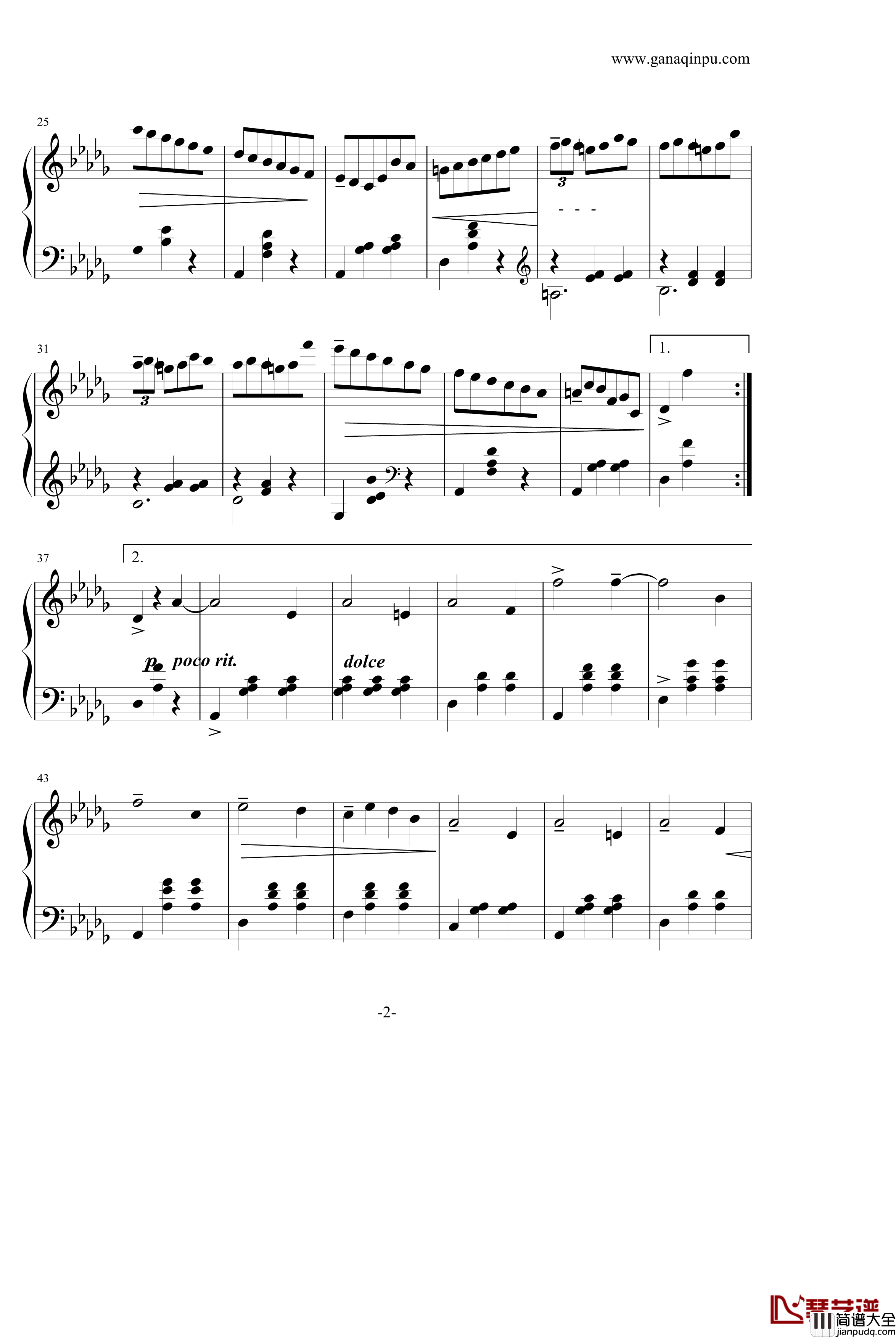 降D大调华丽圆舞曲_肖邦_chopin