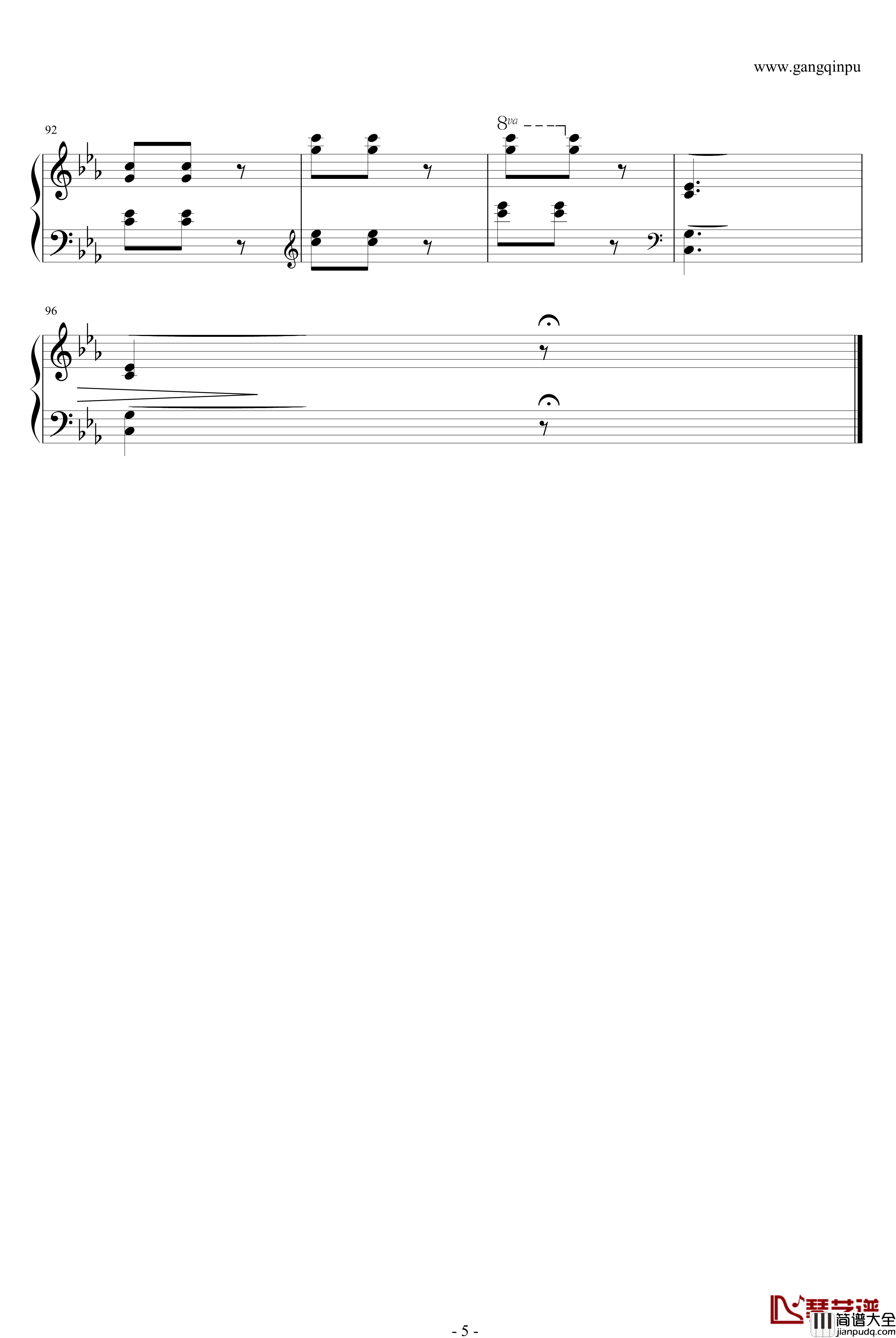 Ballade钢琴谱_布格缪勒