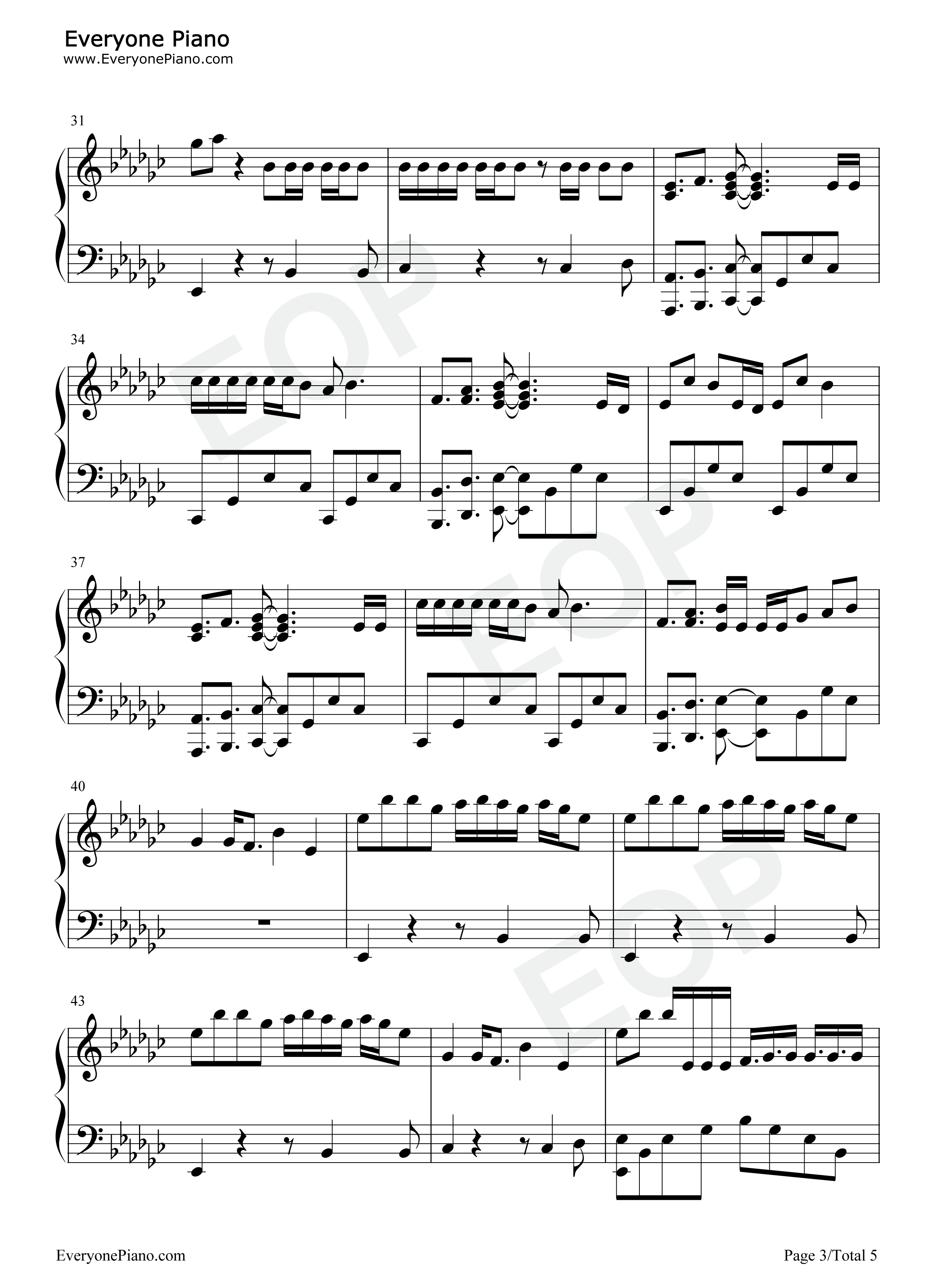 Solo钢琴谱_Jennie