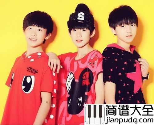 不完美小孩钢琴谱__TFBOYS|你给我的爱也许不完美,但却最美
