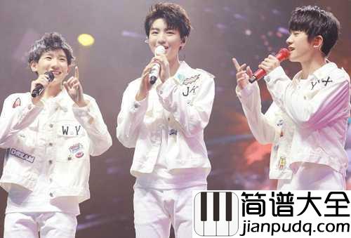 不完美小孩钢琴谱__TFBOYS|你给我的爱也许不完美,但却最美