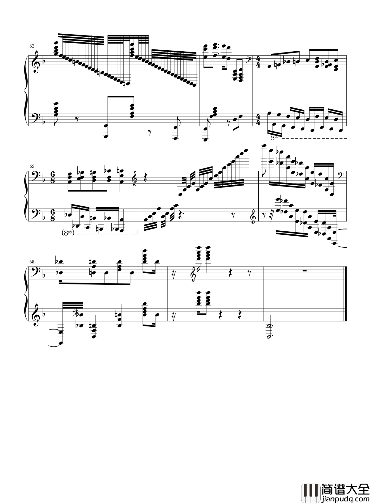 he's_a_pirate钢琴谱_加勒比海盗主题曲_杰克船长，你还好吗