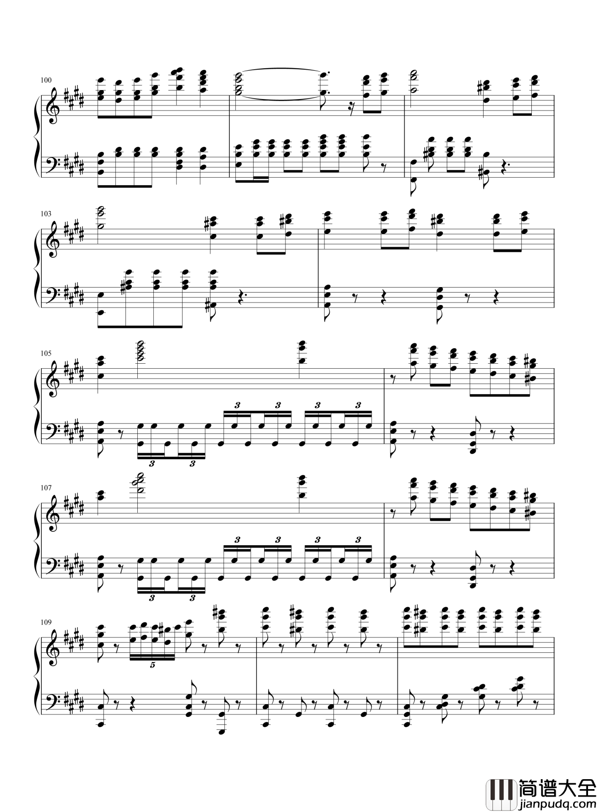 劲乐团V3钢琴谱_原来你是这样的贝多芬悲怆鸣奏曲第三乐章