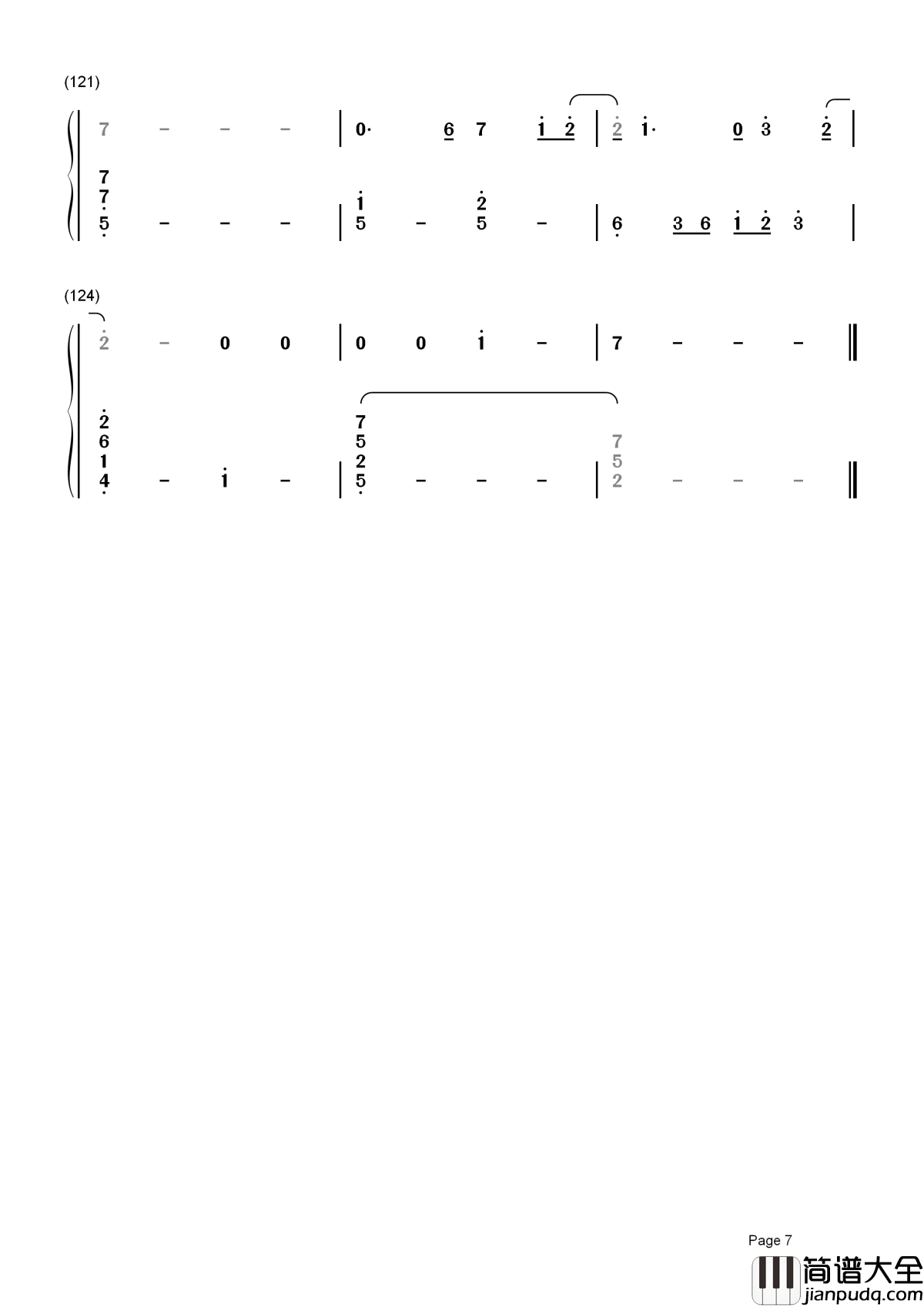 Because_Of_You简谱__Kelly_Clarkson__当我听懂这首歌背后的故事,早已泪流满面!!