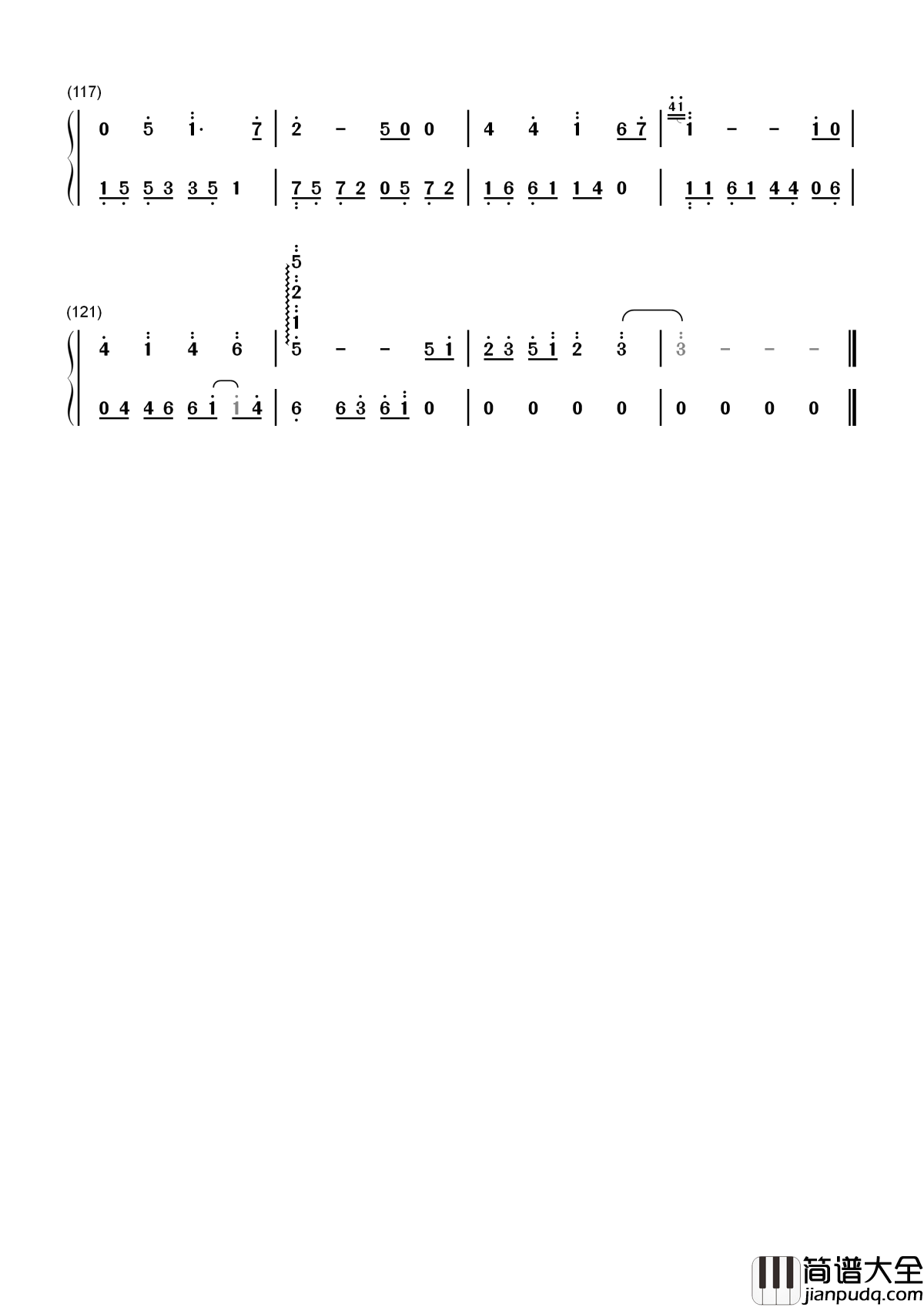 We_Had_Today简谱__Rachel_Portman__明天发生什么无所谓，最主要的是，我们今天正相爱就好了。