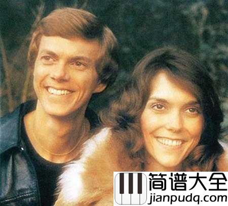 Yesterday_Once_More简谱__Carpenters__奥斯卡百年经典,忍不住单曲循环很多遍